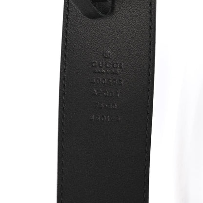 Gucci Calfskin Double G 40mm Belt 75 30 Black 3 of 4