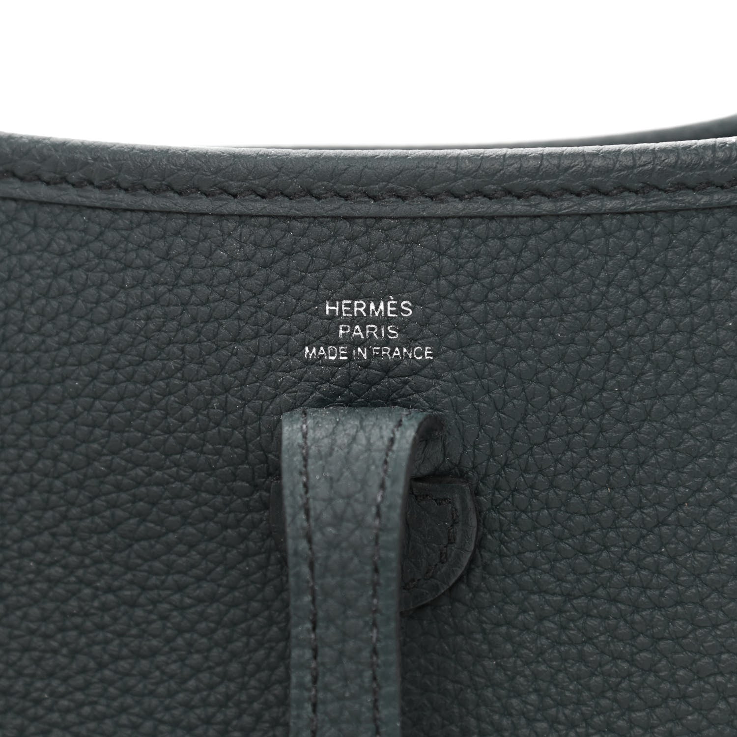 Hermes Taurillon Clemence Evelyne TPM Vert Cypress 5 of 10