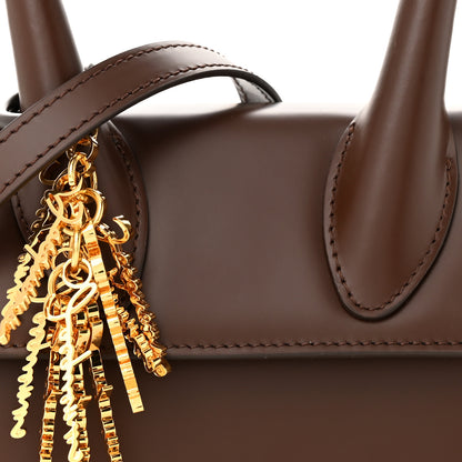 Jacquemus Smooth Calfskin Raffia Le Chiquito Moyen Corado Brown 7 of 15
