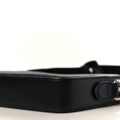 Gucci GG Supreme Monogram Azalea Calfskin Retro Interlocking G Wristlet Shoulder Bag Black 9 of 9