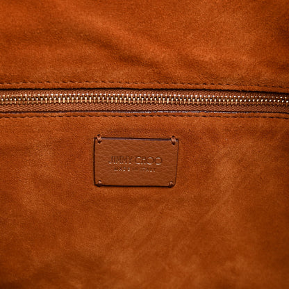 Jimmy Choo Suede Varenne Shoulder Bag Cuoio 6 of 9