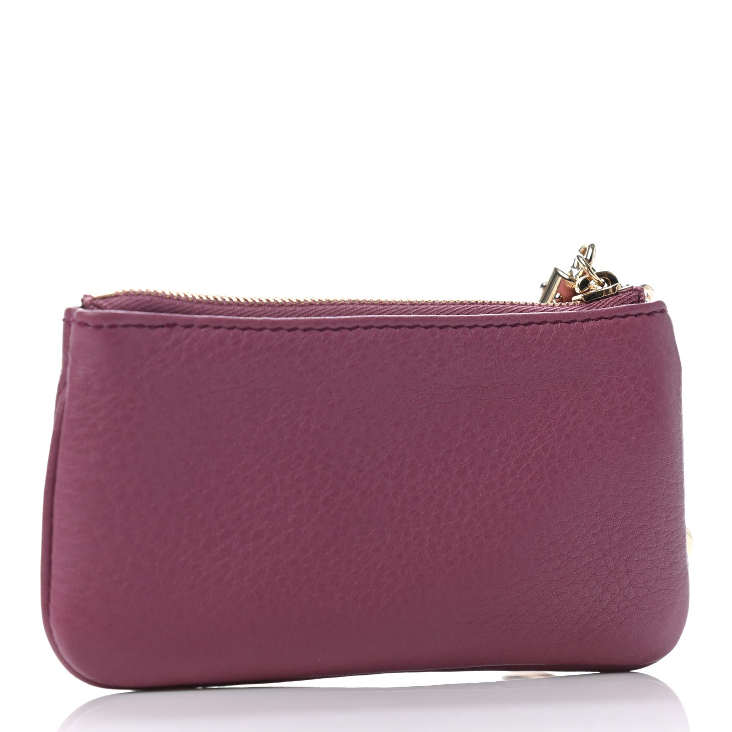 Gucci Pebbled Calfskin Soho Key Case Peonia Flower 2 of 4