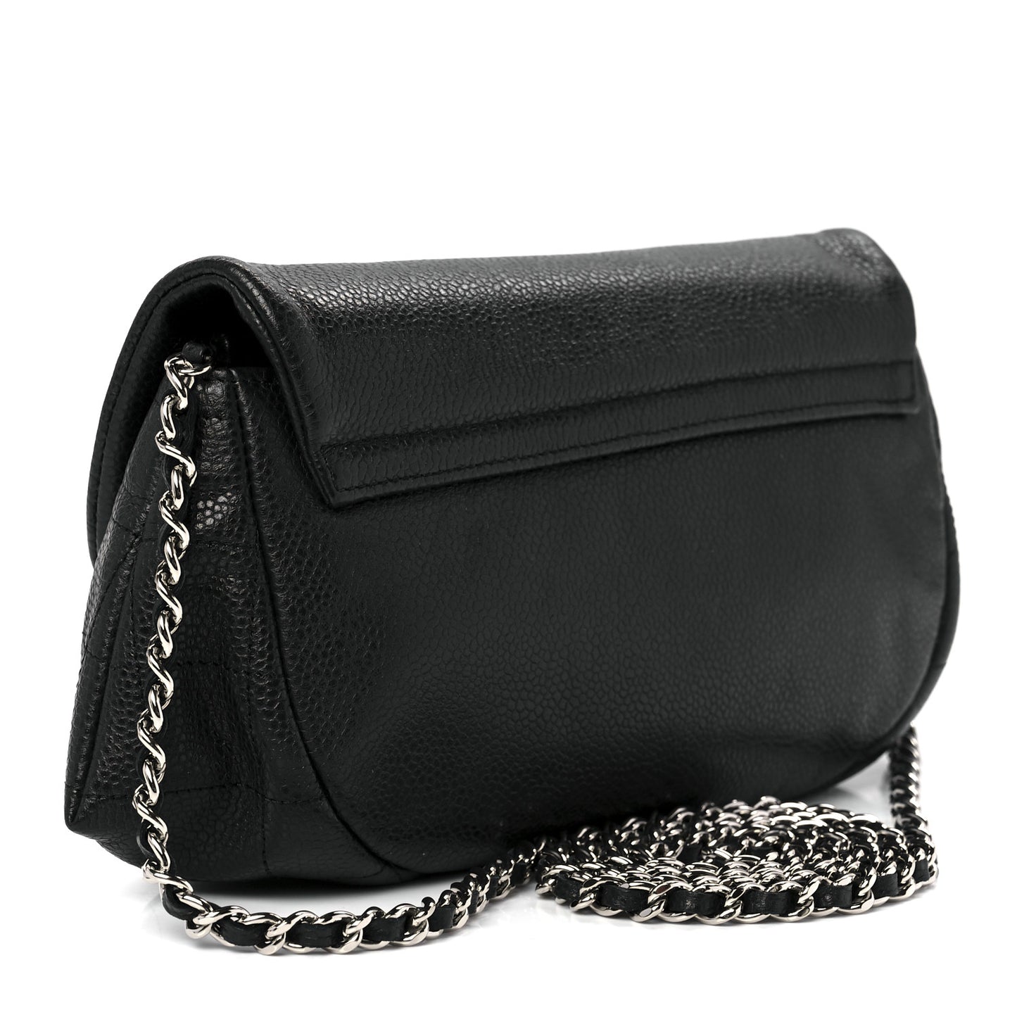 Caviar Half Moon Wallet On Chain WOC Black