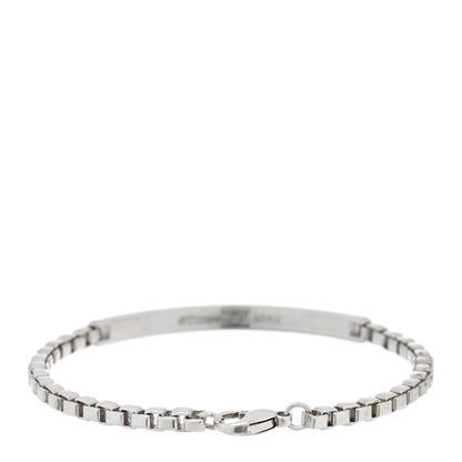 Tiffany Sterling Silver Venetian Link ID Bracelet 2 of 3