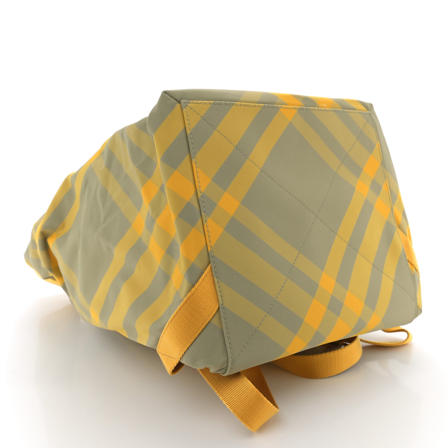 Burberry Nylon Nova Check Roll Backpack Hunter 4 of 10