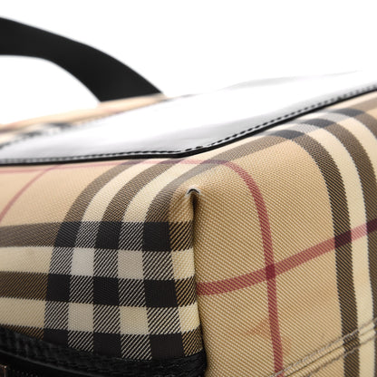 Burberry Canvas House Check Backpack Black 14 of 18