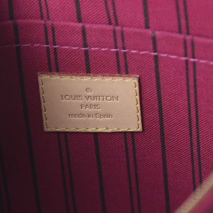 Louis Vuitton Monogram Neverfull MM GM Pochette Pivoine 6 of 8