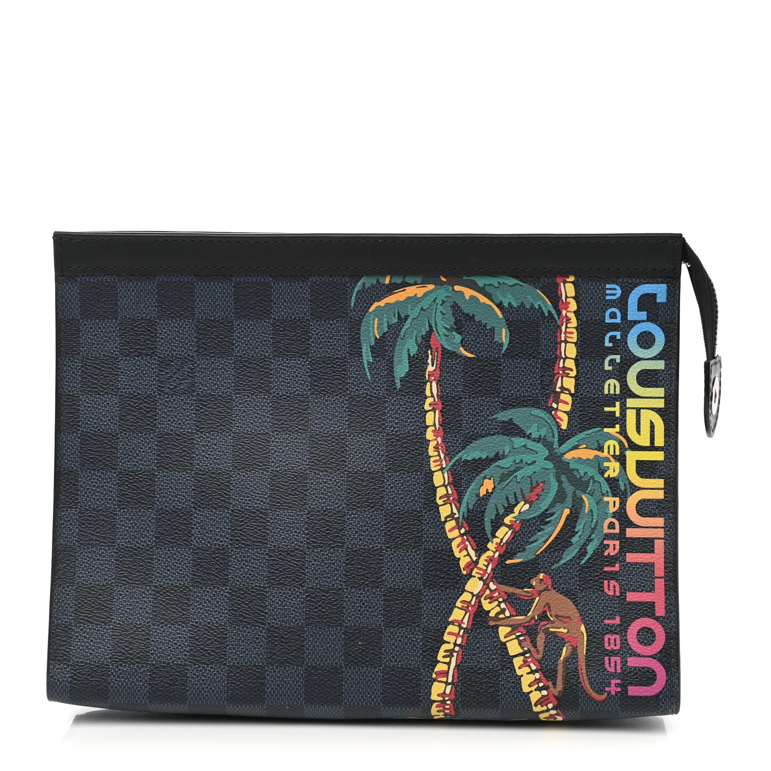 Louis Vuitton Damier Cobalt Jungle Pochette Voyage MM 1 of 7