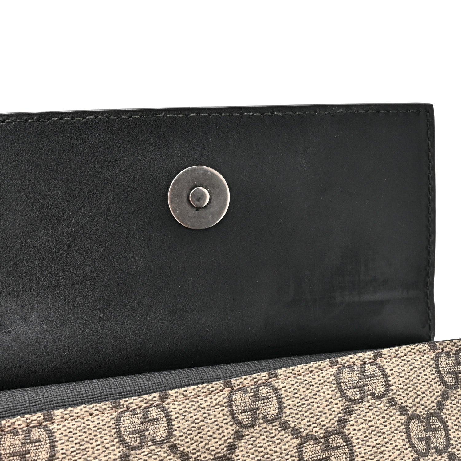 Gucci GG Supreme Monogram Web Belt Bag Black 14 of 16