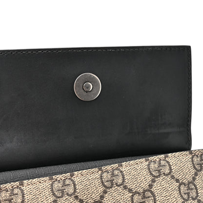 Gucci GG Supreme Monogram Web Belt Bag Black 14 of 16