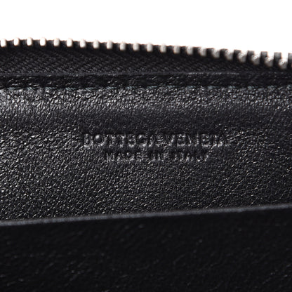 Bottega Veneta Nappa Intrecciato Zip Around Coin Purse Black 5 of 7