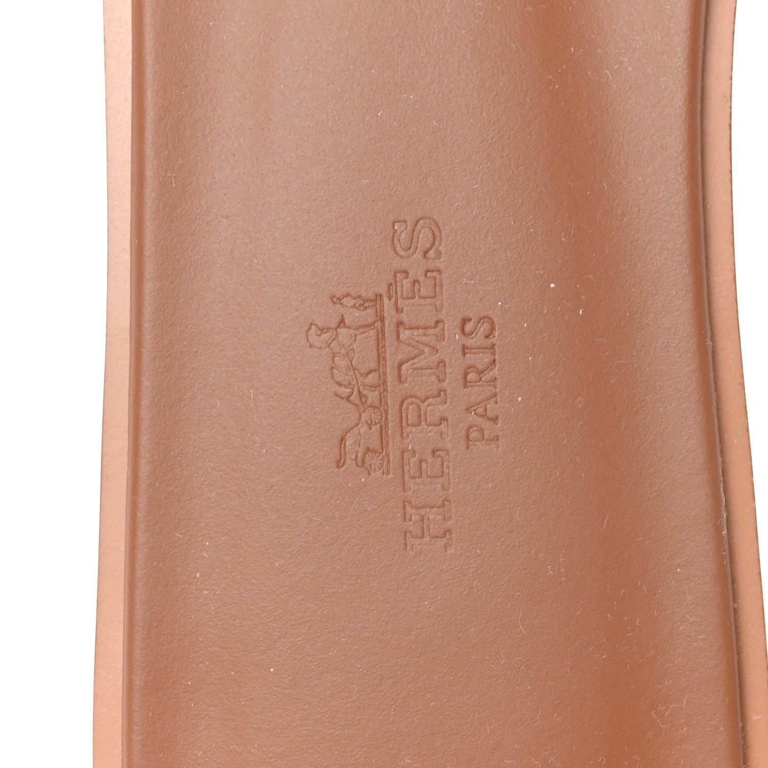 Hermes Box Calfskin Oran Sandals 37.5 Gold 8 of 10