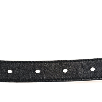 Gucci Calfskin Double G 20mm Belt 80 32 Black 3 of 5