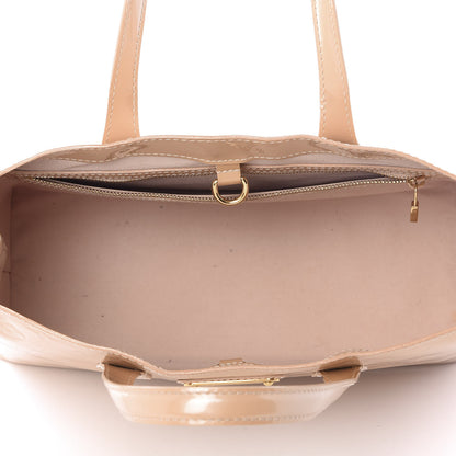 Louis Vuitton Vernis Wilshire PM Blanc Corail 4 of 9