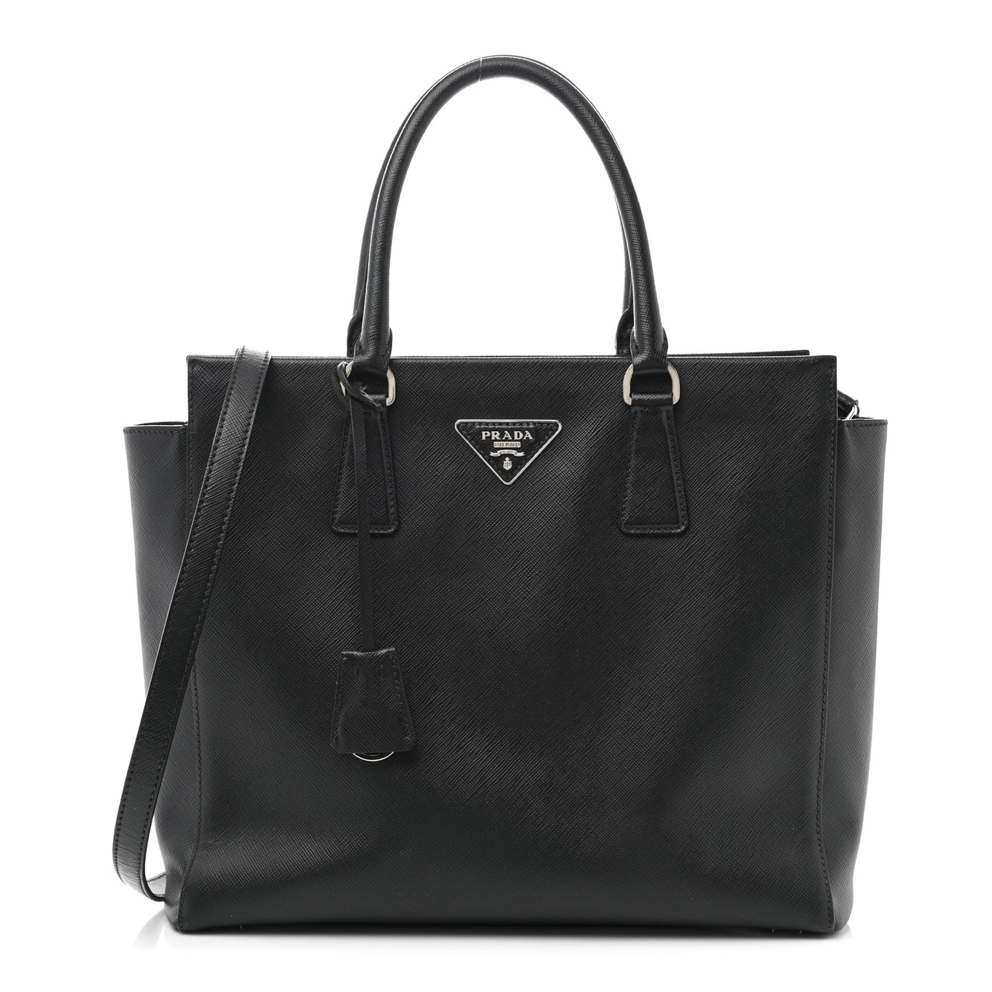 Saffiano Shopping Tote Black