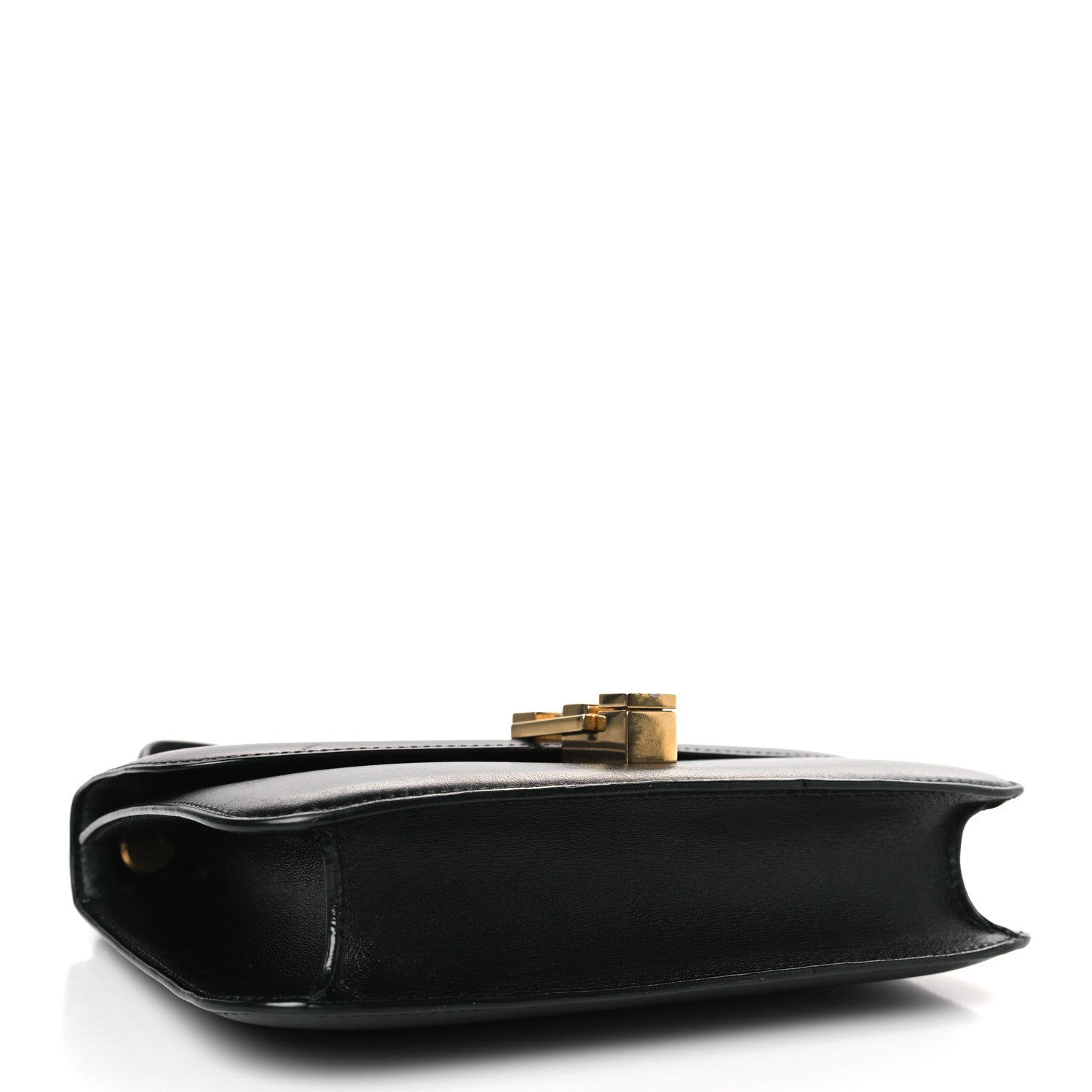 Saint Laurent Smooth Calfskin Carre Satchel Black 4 of 9