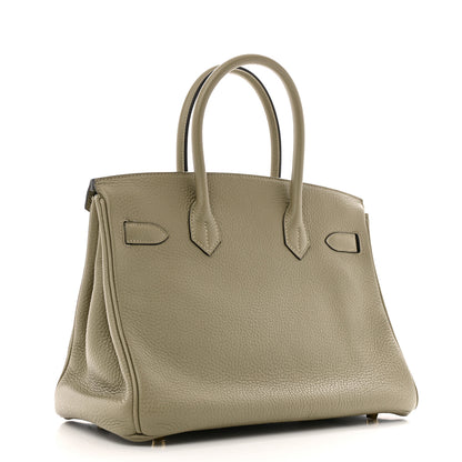 Hermes Taurillon Clemence Birkin 30 Sauge 3 of 12