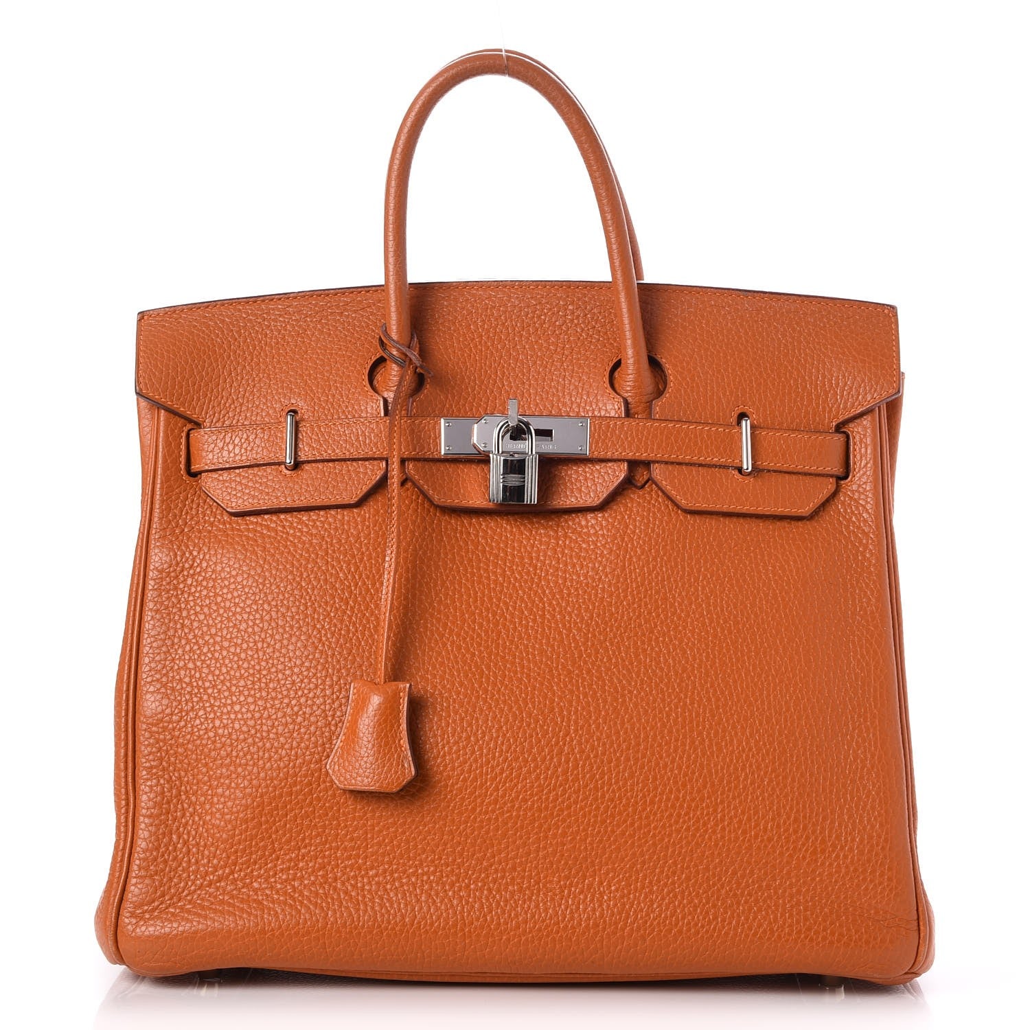 Hermes Taurillon Clemence HAC Birkin 32 Potiron 1 of 33