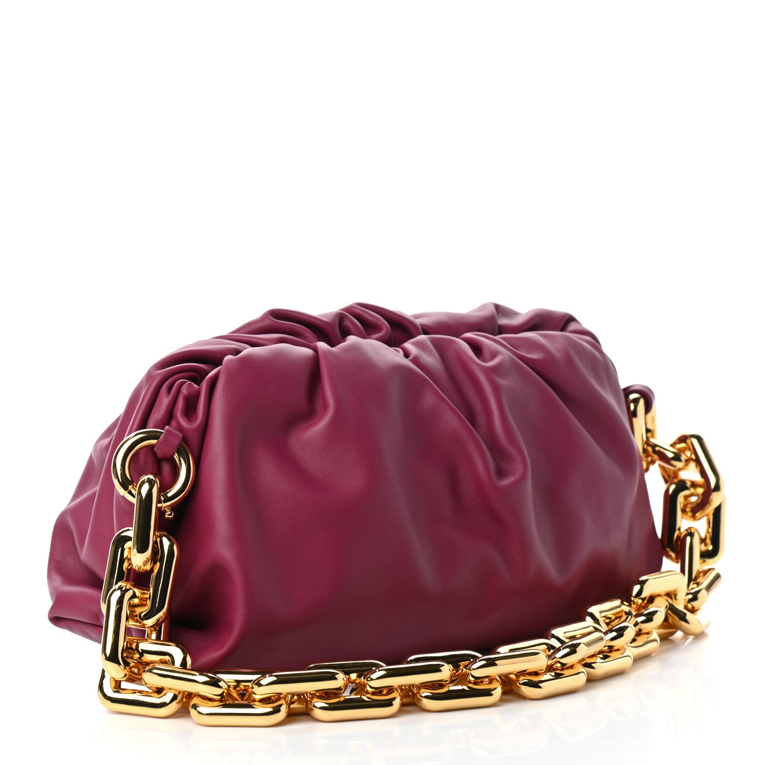 Bottega Veneta Calfskin The Pouch Chain Cinnabar 2 of 8