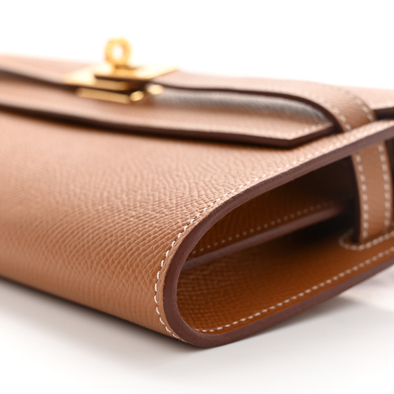 Hermes Epsom Kelly Wallet To Go Gold 8 of 10