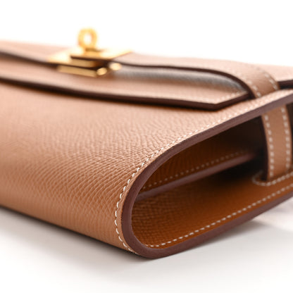 Hermes Epsom Kelly Wallet To Go Gold 8 of 10