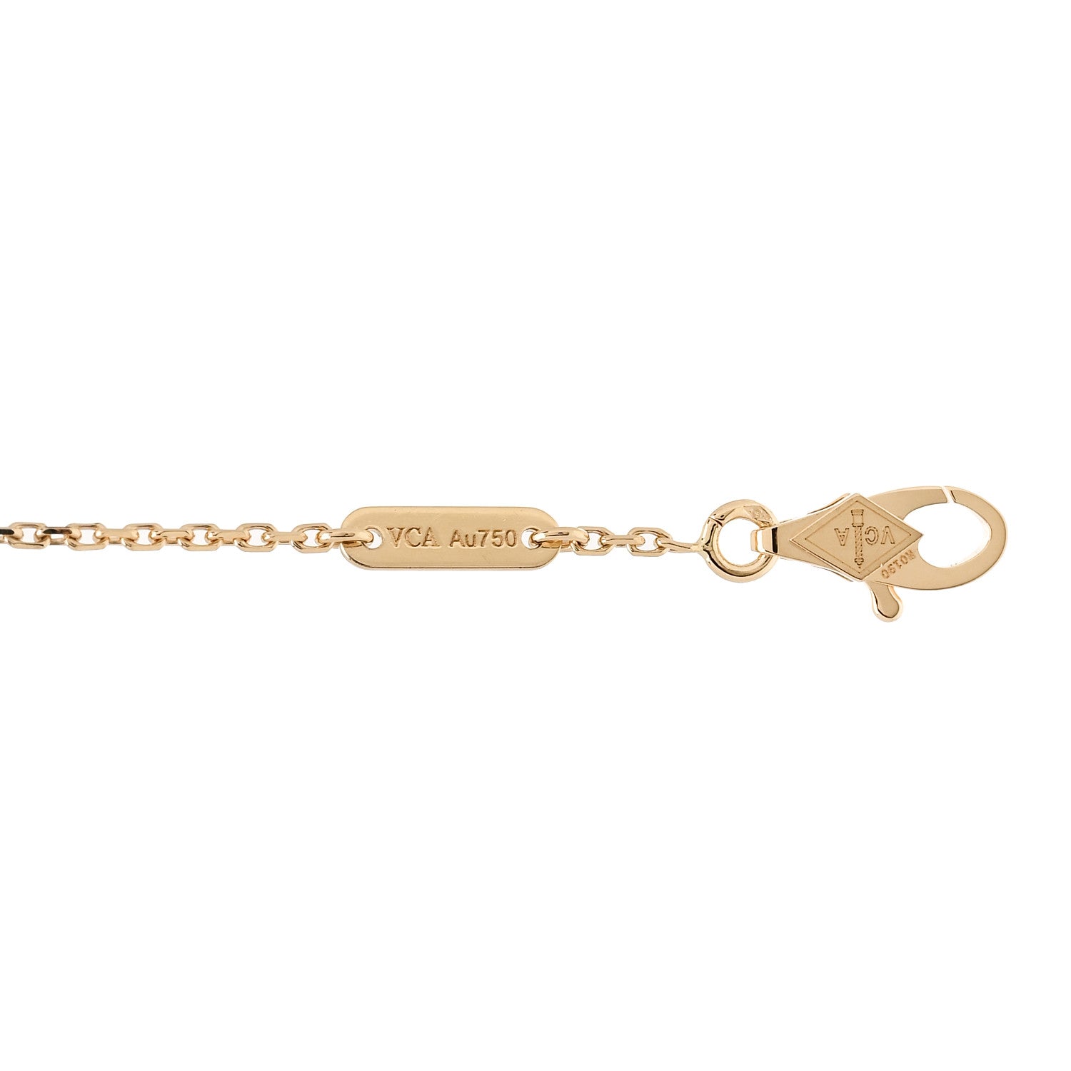 Van Cleef & Arpels 18K Yellow Gold Mother of Pearl Sweet Alhambra Butterfly Bracelet 3 of 5