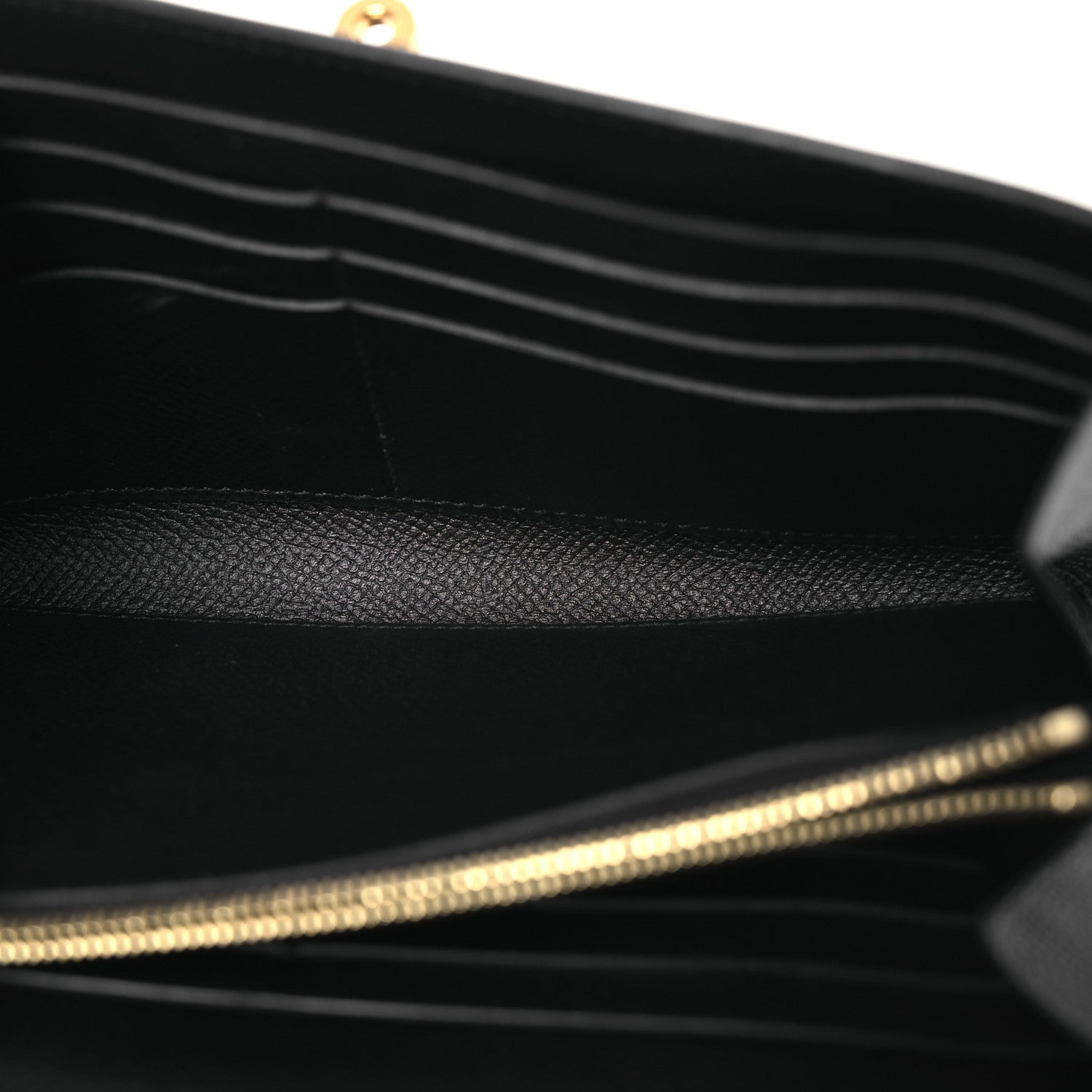 Hermes Epsom Kelly Longue Wallet Black 6 of 15