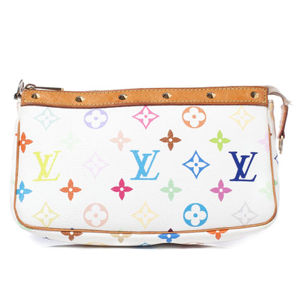 Louis Vuitton Monogram Multicolor Pochette Accessories White 1 of 9
