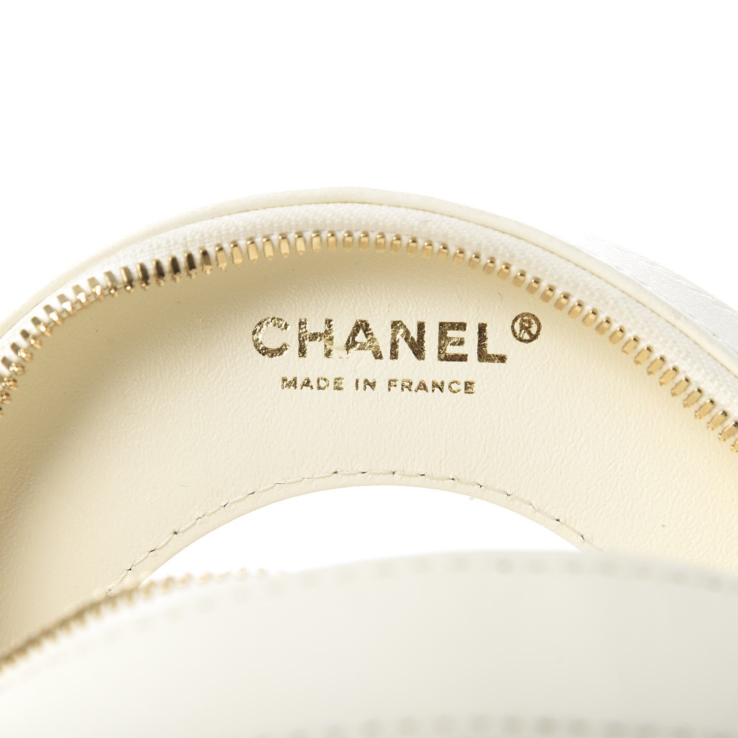 Chanel Lambskin Coco Lifesaver Round Bag Pink White 8 of 8
