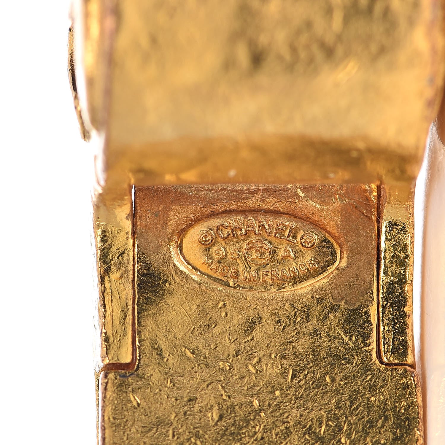 Chanel CC Whistle Key Chain Gold 5 of 5