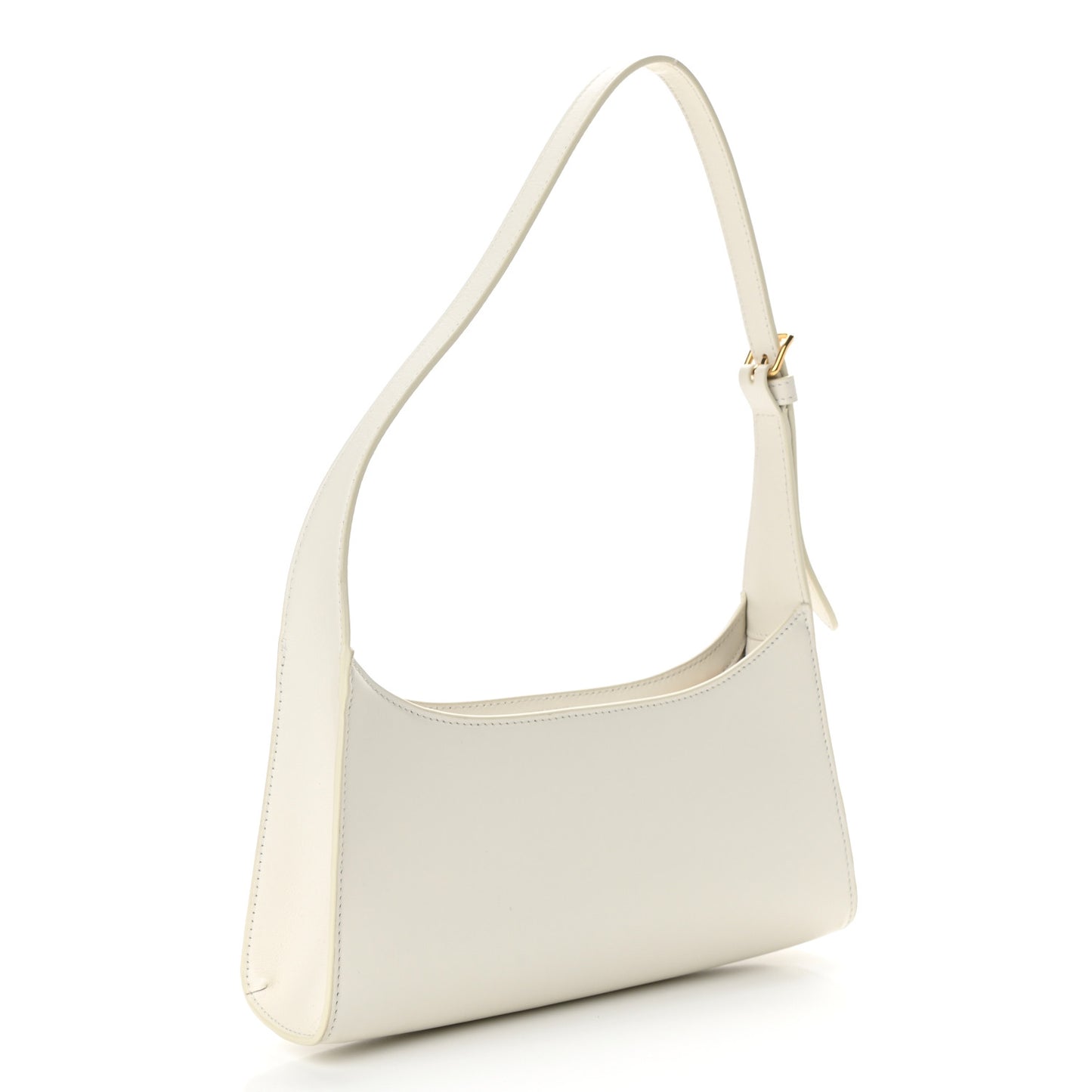 Smooth Calfskin Cuir Triomphe Shoulder Bag White