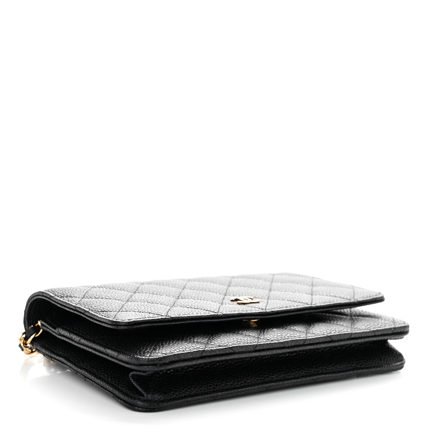 Chanel Caviar Quilted Wallet on Chain WOC Black 4 of 11
