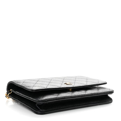 Chanel Caviar Quilted Wallet on Chain WOC Black 4 of 11