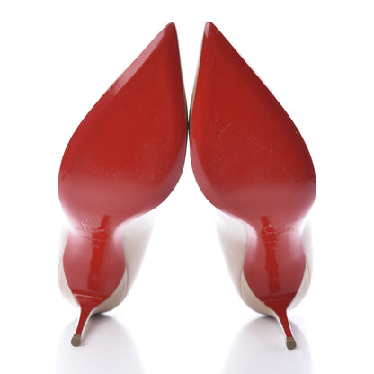 Christian Louboutin Patent Kate 85 Pumps 36 Nude 5 of 9