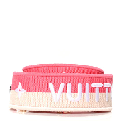 Louis Vuitton Jacquard Logo Shoulder Strap Pink 2 of 4