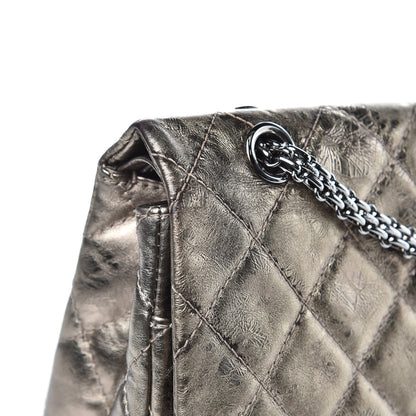 Chanel Metallic Aged Calfskin Quilted 2.55 Reissue 227 Flap Gold 16 of 17