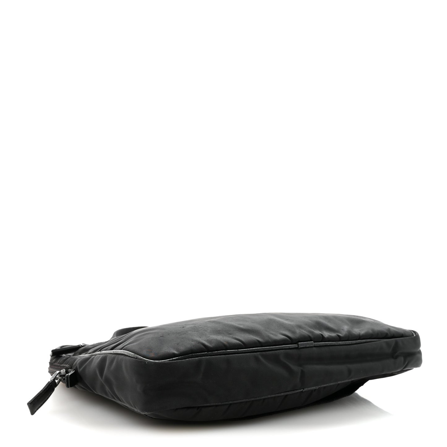 Saffiano Tessuto Nylon Small Briefcase Black