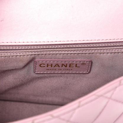 Chanel Lambskin Quilted Mini Mademoiselle Chic Flap Pink 6 of 17