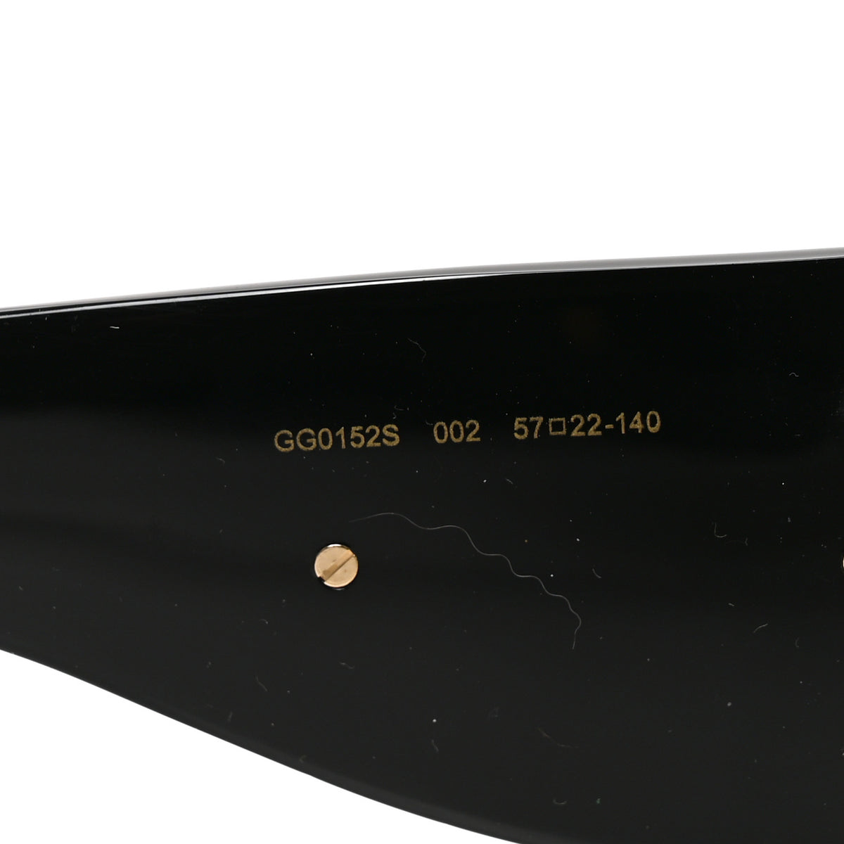 Gucci Oversized Aviator Sunglasses GG0152S Black 6 of 7