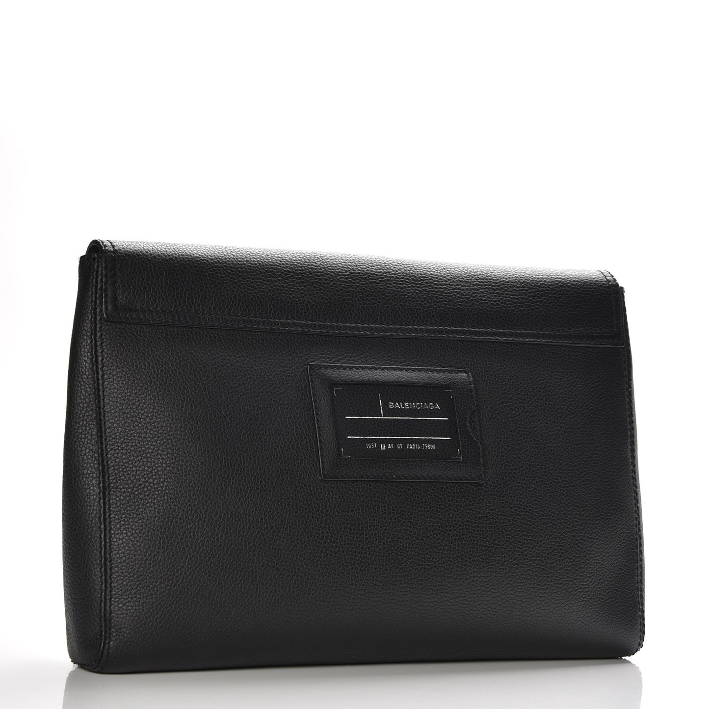 Calfskin Document Holder Black