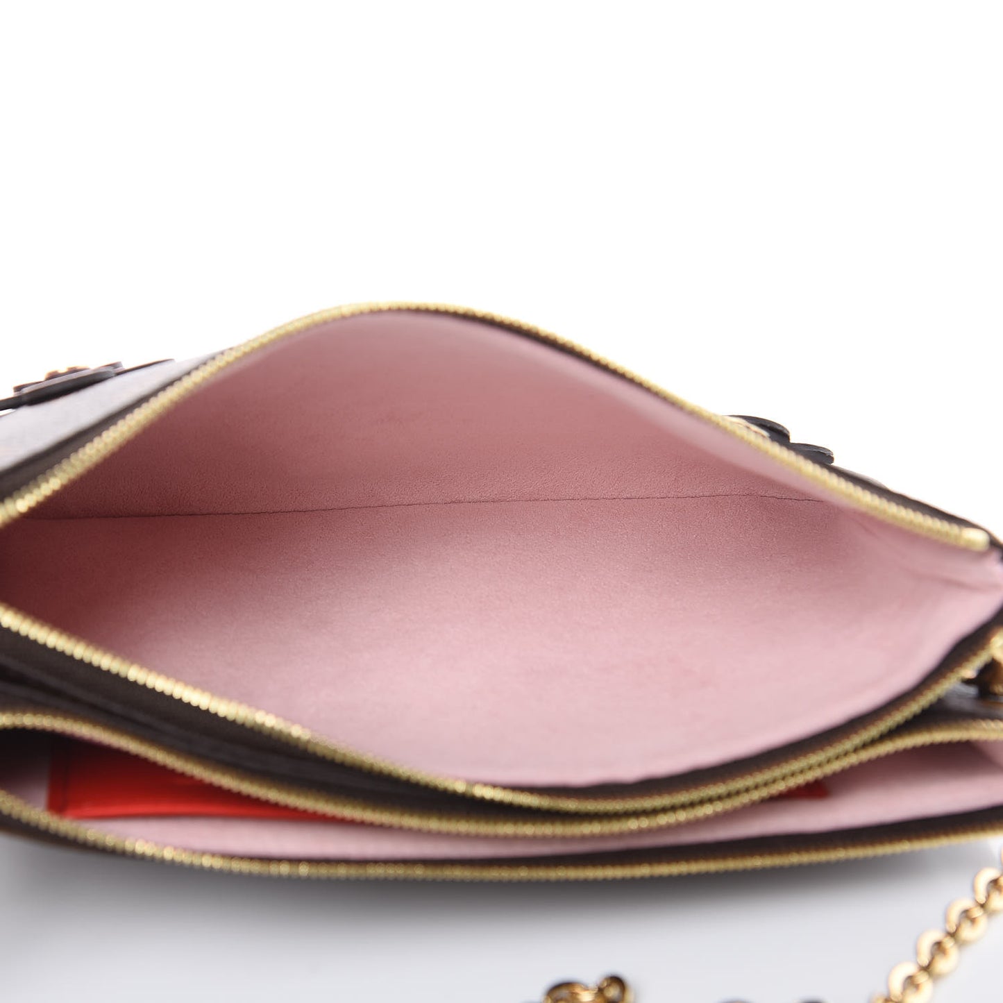 Monogram Blooming Flowers Double Zip Pochette