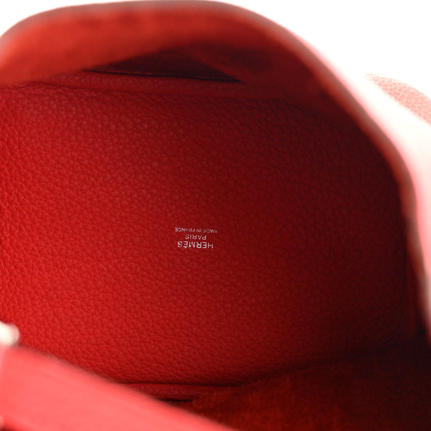 Hermes Taurillon Clemence Picotin Lock 18 PM Rouge de Coeur 11 of 34