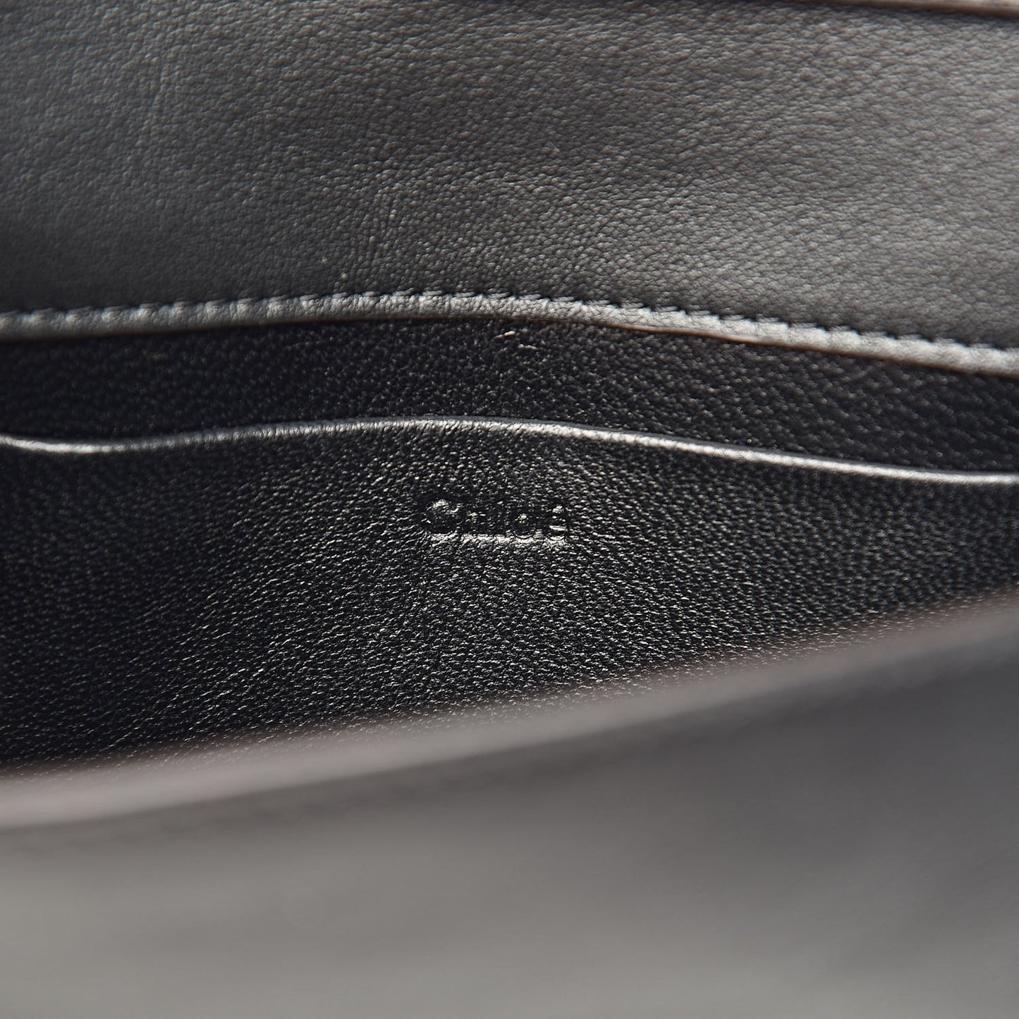 Calfskin Small Nile Bracelet Minaudiere Bag Black