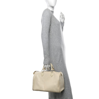 Louis Vuitton Epi Speedy 30 Ivory 3 of 14