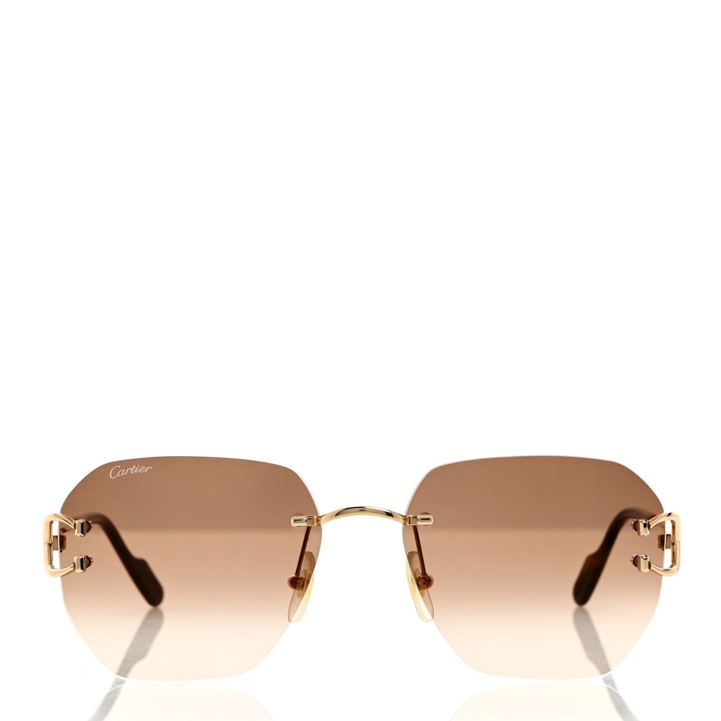 Signature C De Cartier Sunglasses Gold
