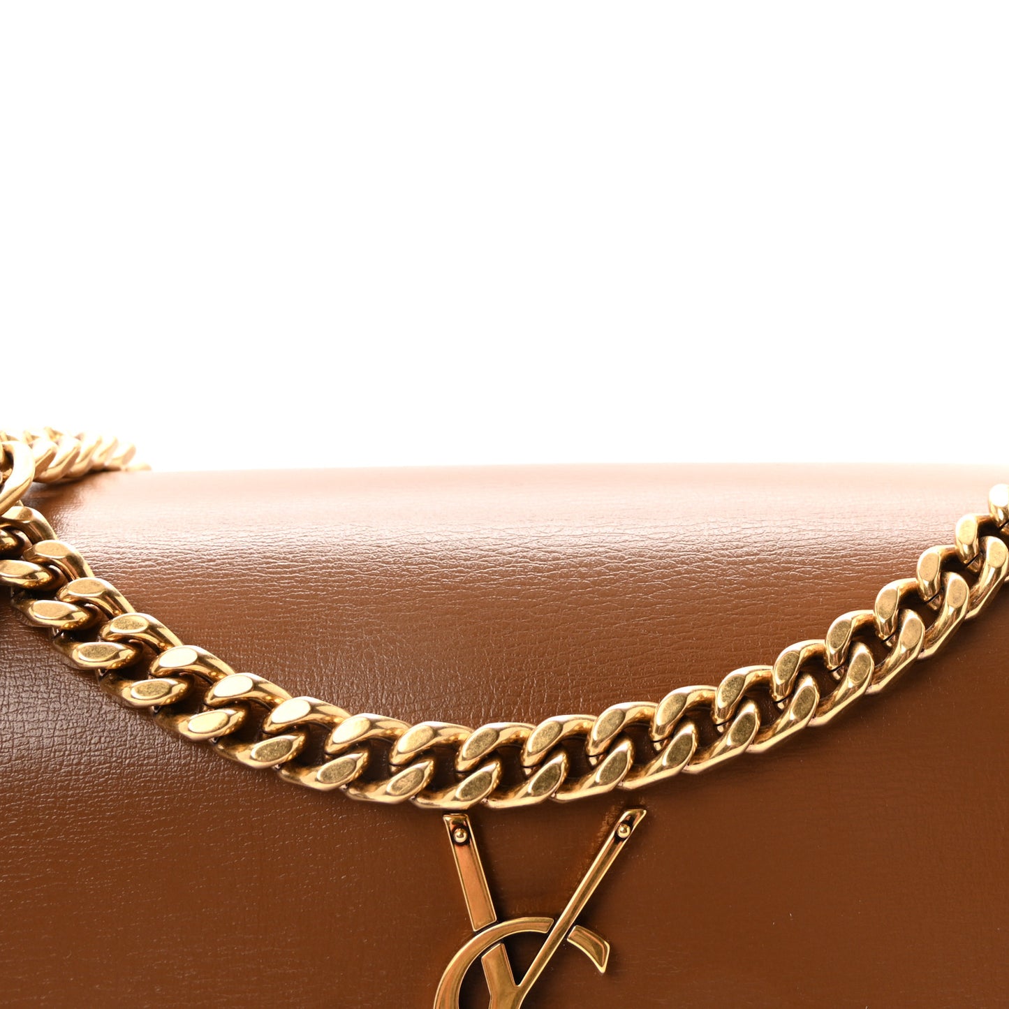 Smooth Calfskin Medium Monogram Sunset Satchel Fox