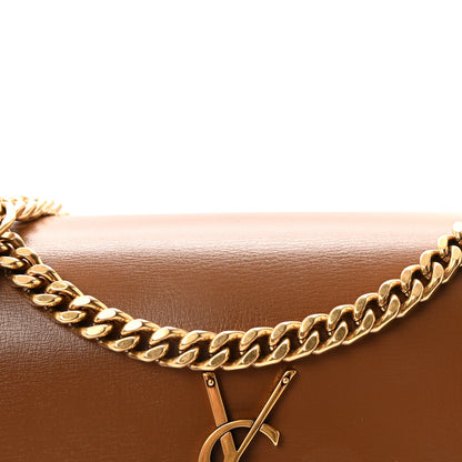 Saint Laurent Smooth Calfskin Medium Monogram Sunset Satchel Fox 7 of 9