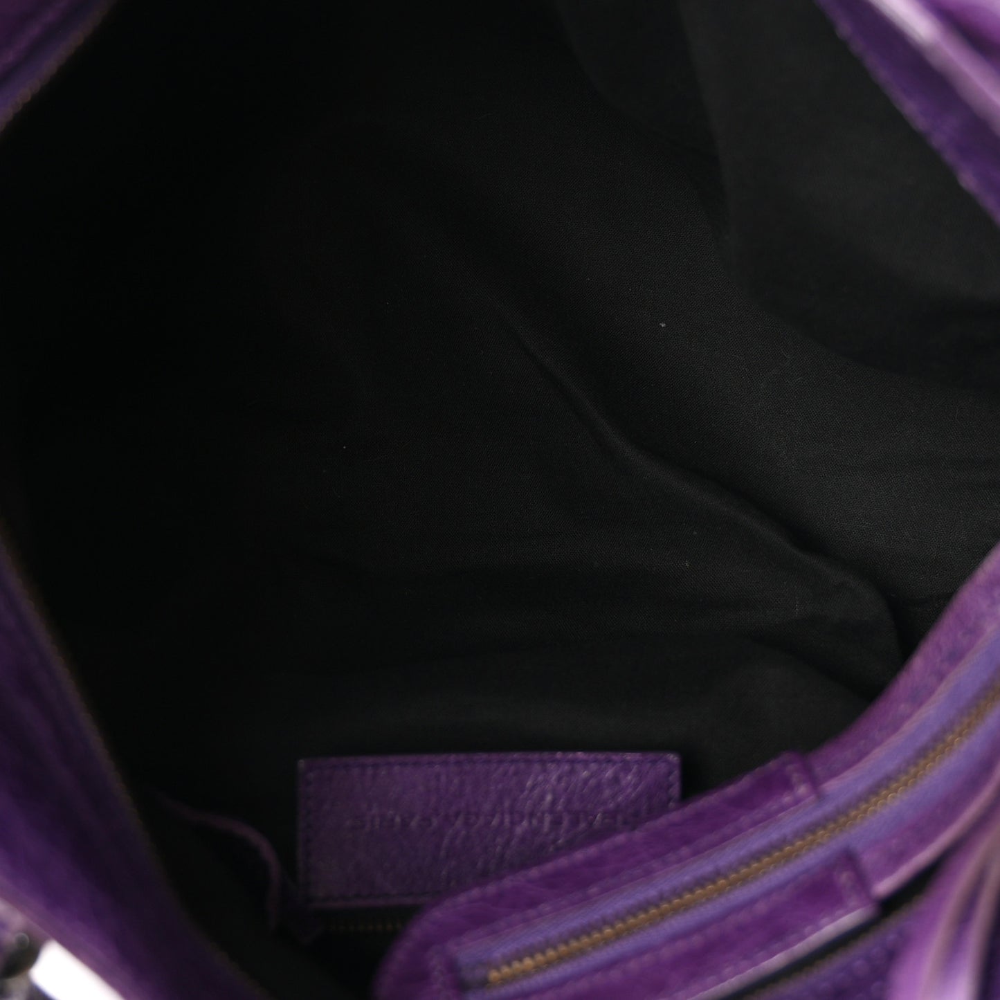 Agneau Classic Hardware Velo Dark Violet