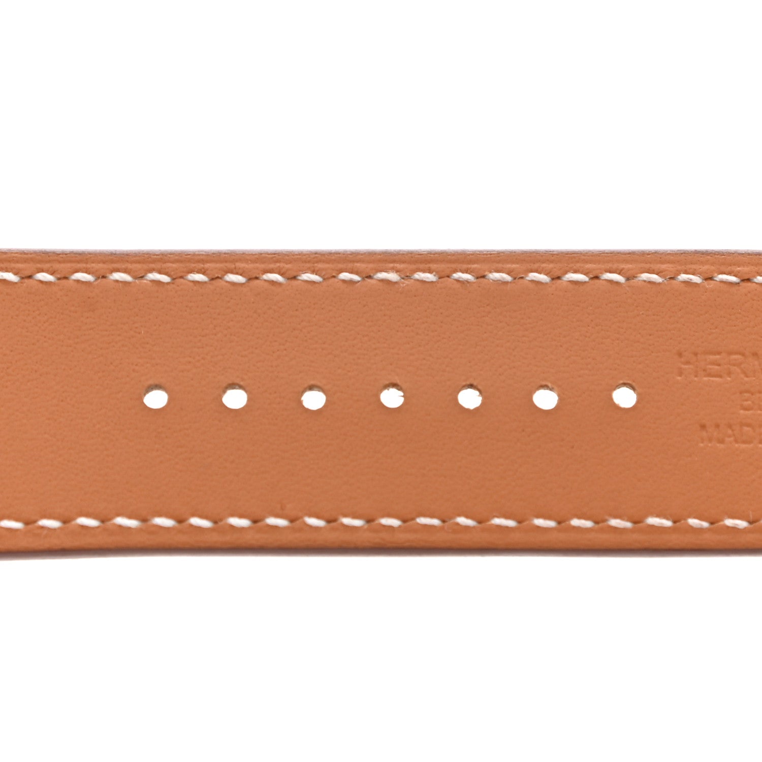 Hermes Barenia 38mm Apple Watch Single Tour Band Fauve 6 of 6