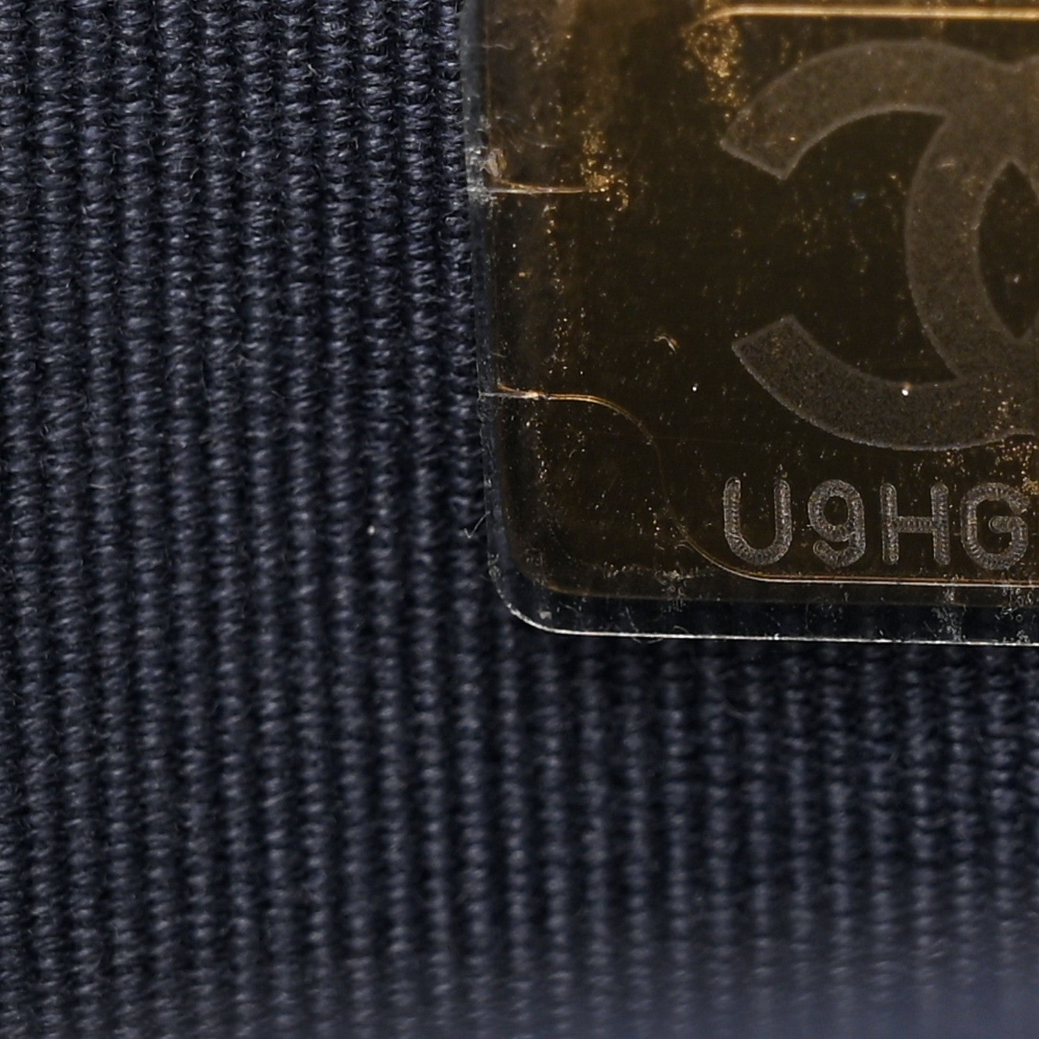 Chanel Denim Printed Wallet On Chain WOC Dark Blue 8 of 11